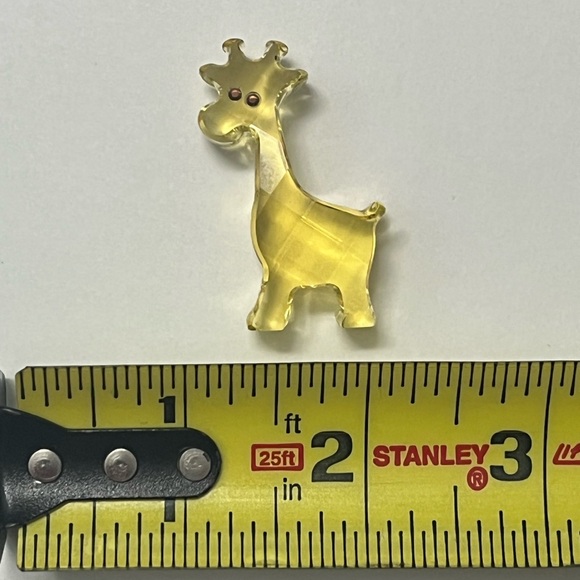 Swarovski Crystal Little Companions Yellow Faceted Gina Giraffe Retired Figurine - Picture 9 of 10